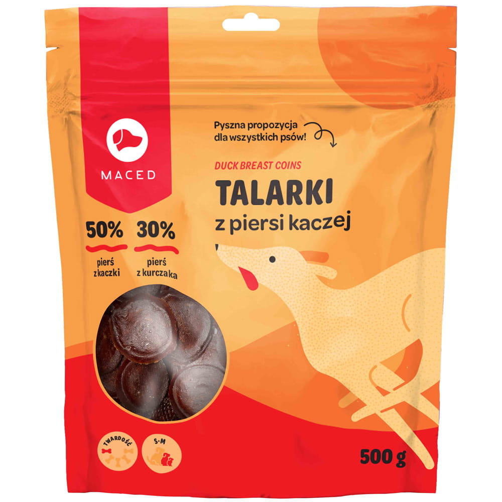 Maced talarki z kaczki 500g przysmak dla psa